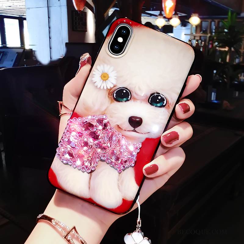 Kuori iPhone Xs Laukut Uusi Kannettava, Kotelo iPhone Xs Sarjakuva Murtumaton Kova