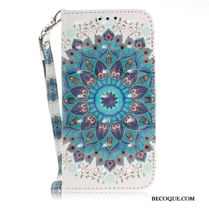 Kuori iPhone Xs Max Kuoret Kukka Puhelimen Kuoret, Kotelo iPhone Xs Max Nahka Riikinkukko Sininen