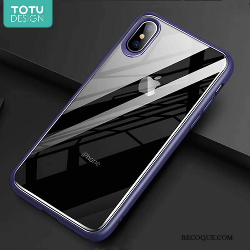 Kuori iPhone Xs Max Laukut Kevyt Puhelimen Kuoret, Kotelo iPhone Xs Max Pehmeä Neste Violetti Läpinäkyvä