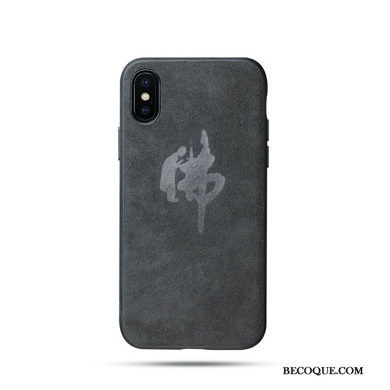 Kuori iPhone Xs Max Laukut Trendi Uusi, Kotelo iPhone Xs Max Silikoni Harmaa Murtumaton