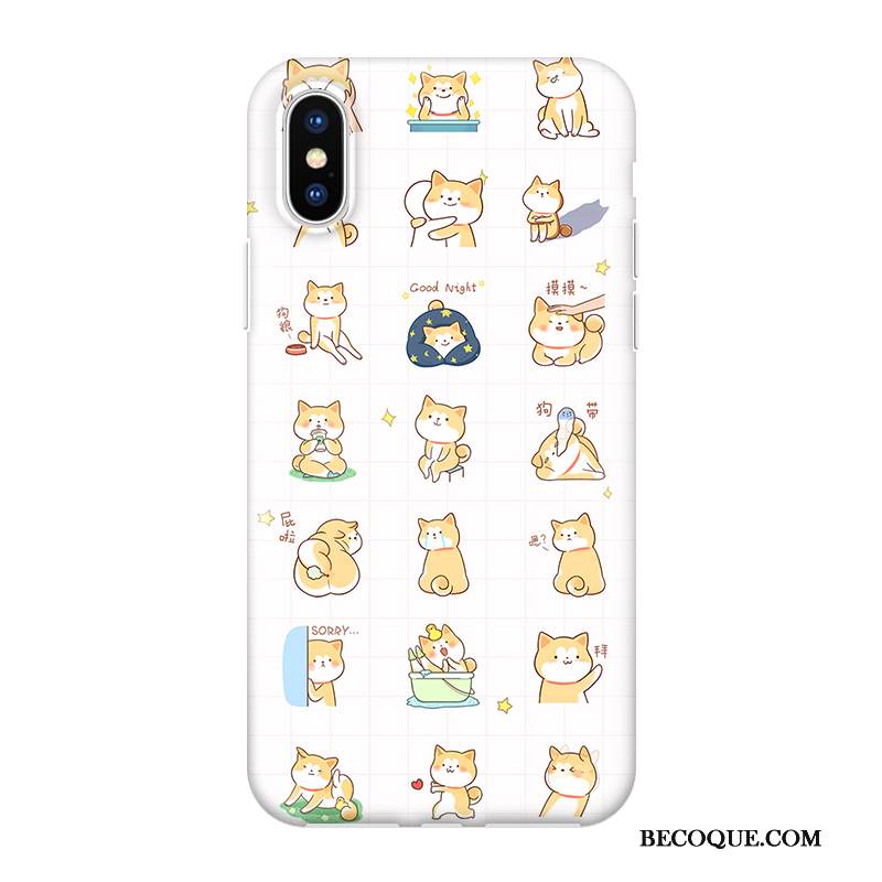 Kuori iPhone Xs Max Pesty Suede Muokata, Kotelo iPhone Xs Max Keltainen Valkoinen