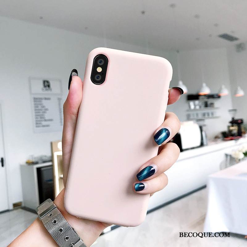 Kuori iPhone Xs Max Silikoni Vaalean Ultra, Kotelo iPhone Xs Max Net Red Tuuli