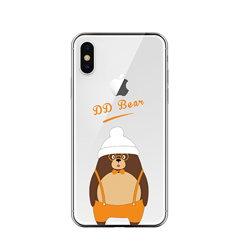 Kuori iPhone Xs Max Suojaus Puhelimen Kuoret Murtumaton, Kotelo iPhone Xs Max Pehmeä Neste Tide-brändi Rakastunut