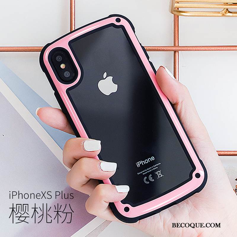 Kuori iPhone Xs Murtumaton Net Red, Kotelo iPhone Xs Jauhe Tide-brändi