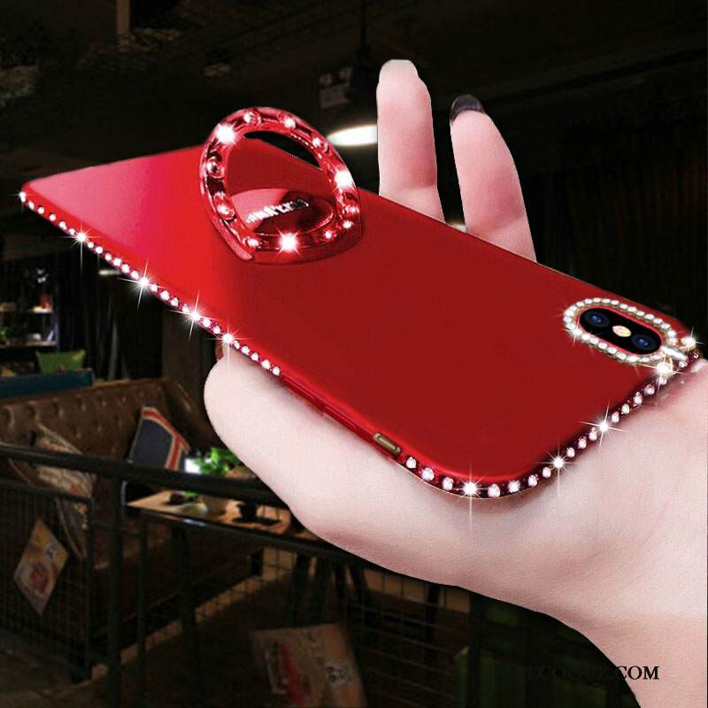 Kuori iPhone Xs Silikoni Ohut Persoonallisuus, Kotelo iPhone Xs Suojaus Ultra Ripustettavat Koristeet