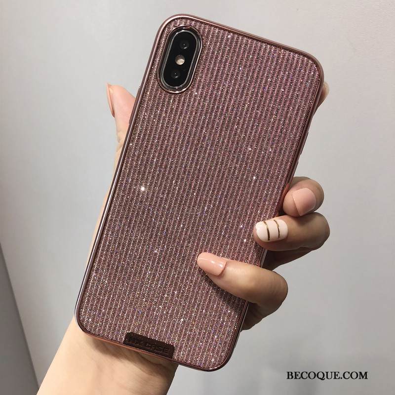 Kuori iPhone Xs Tila Puhelimen Kuoret Ylellisyys, Kotelo iPhone Xs Ylellisyys Net Red
