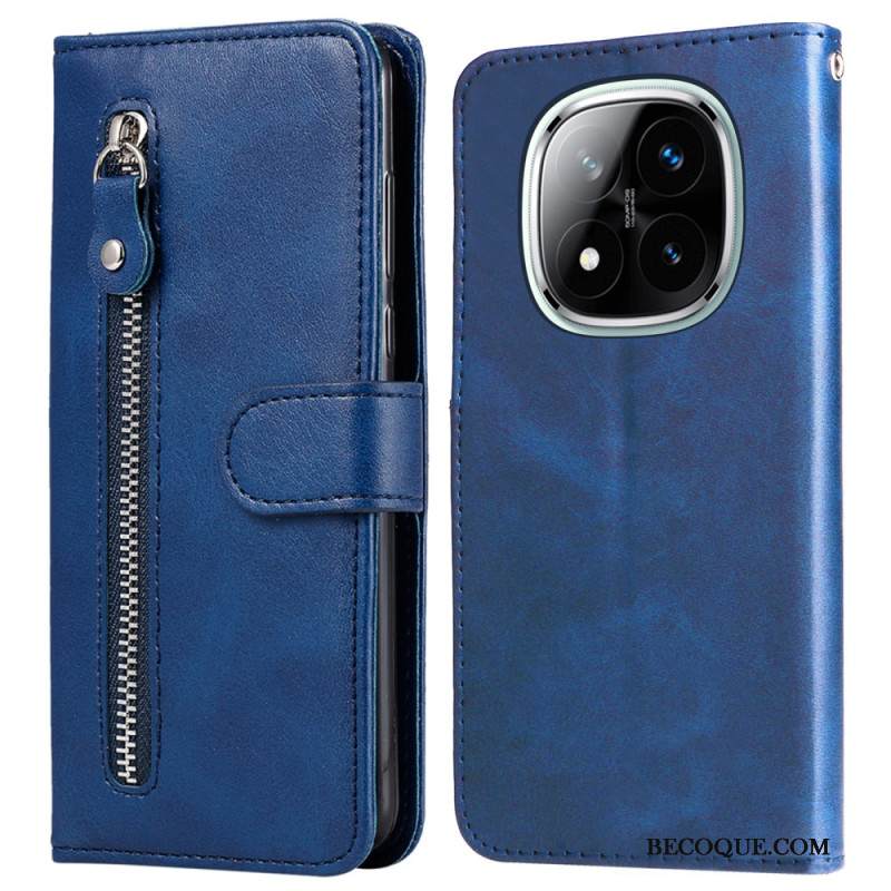 Lederhüllen Für Xiaomi Redmi Note 14 Pro 5g Reißverschlussfach