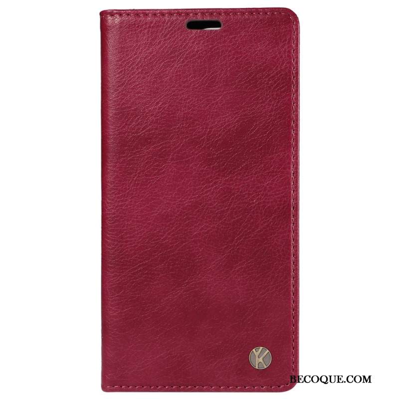 Nahkakotelo Motorola Edge 50 Fusion Vintage Yikatu Nahkakotelo Motorola Edge 50 Fusion Vintage Yikatu