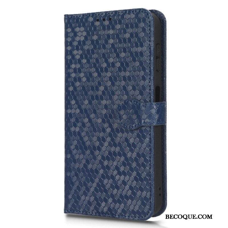 Nahkakotelo Samsung Galaxy A14 / A14 5G Suojaketju Kuori 3d-kuviohihna