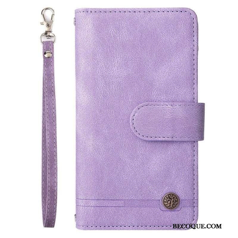 Nahkakotelo Samsung Galaxy A53 5G Monitoiminen Kolikkokukkaro