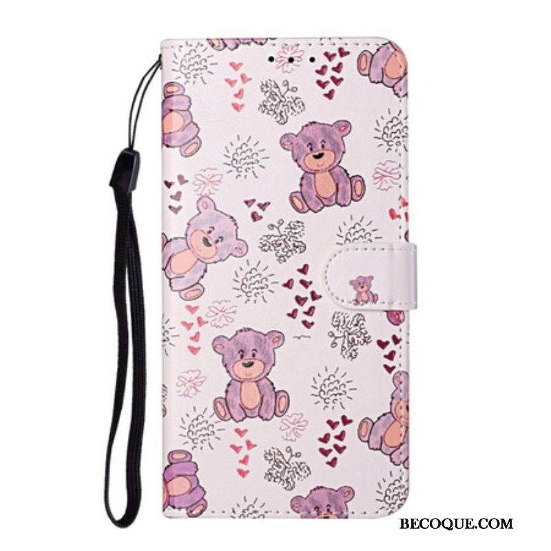 Nahkakotelo Samsung Galaxy S21 5G Vain Karhuja