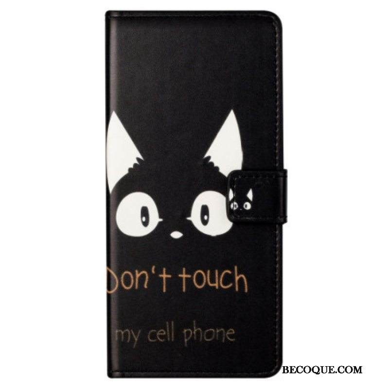 Nahkakotelo Samsung Galaxy S23 Plus 5G Älä Koske Kännykkääni