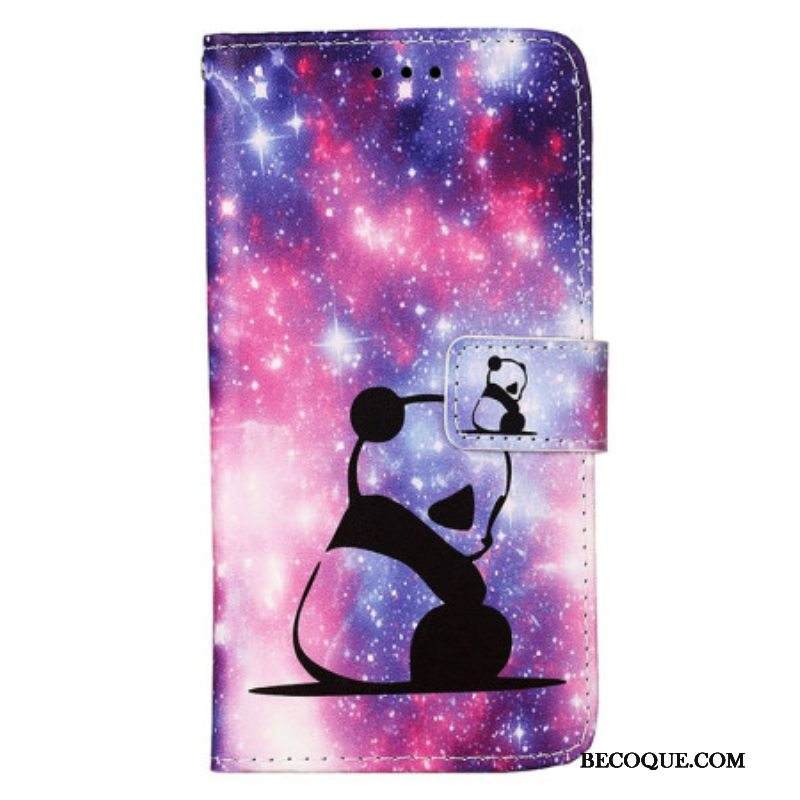 Nahkakotelo Samsung Galaxy S23 Ultra 5G Panda Galaxy