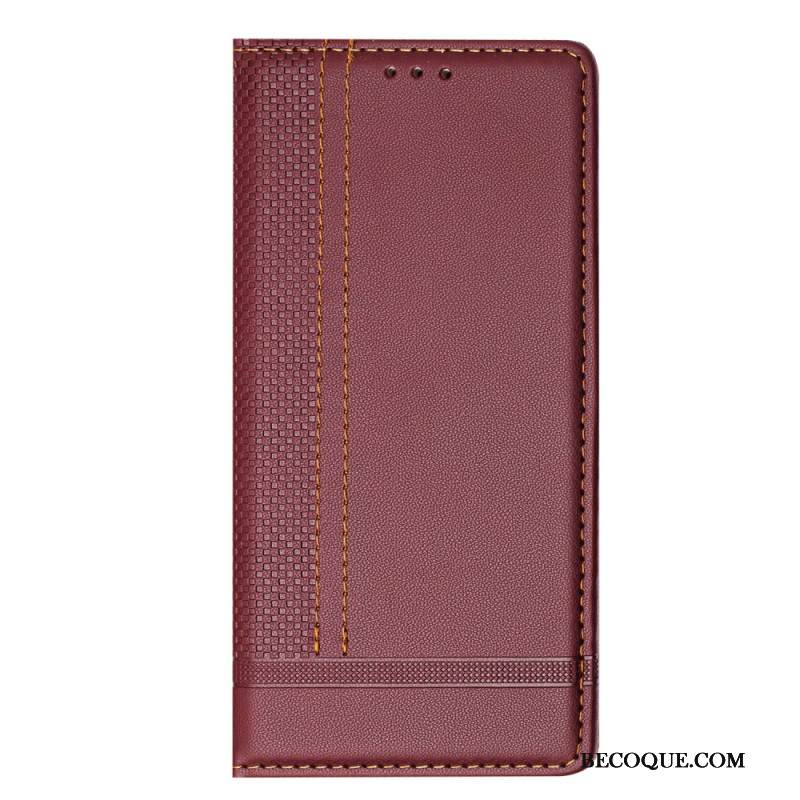 Nahkakotelo Samsung Galaxy S25 5g Edge Ruudukkokuvio