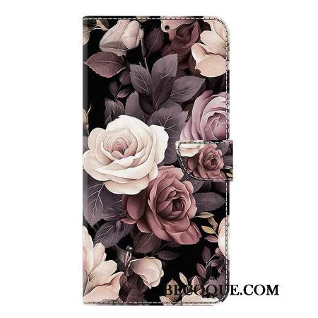 Nahkakotelo Samsung Galaxy S25 Plus 5g Ruusut