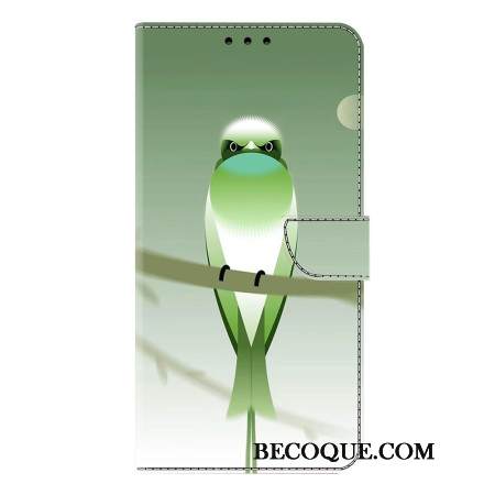 Nahkakotelo Samsung Galaxy S25 Plus 5g Vihreä Lintu