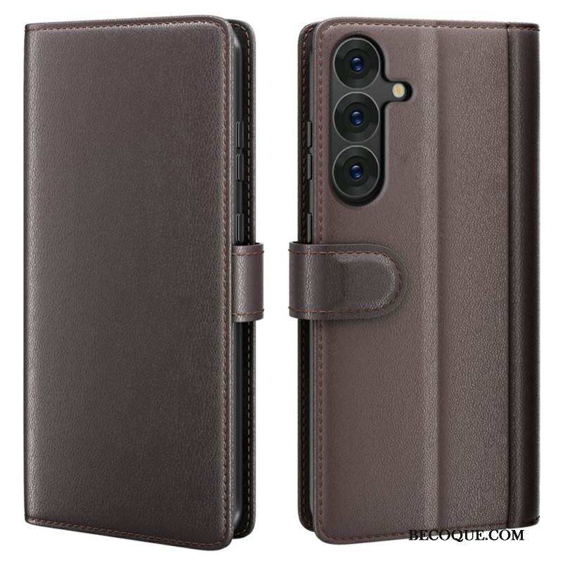 Nahkakotelo Samsung Galaxy S26 Aitoa Nahkaa