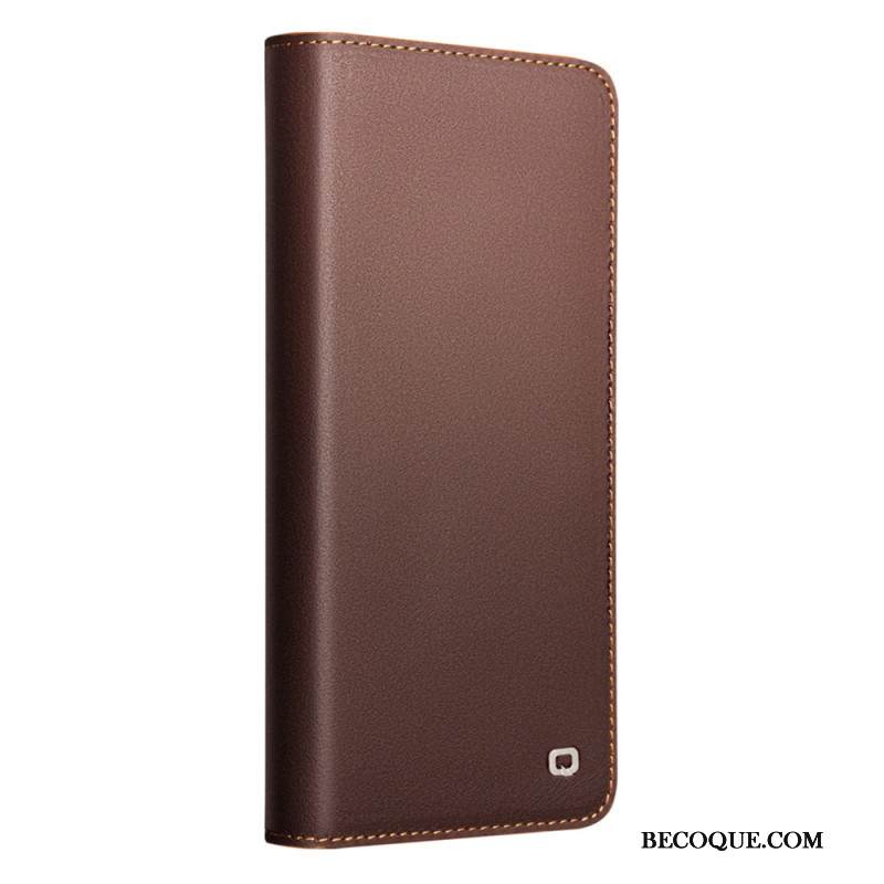 Nahkakotelo Samsung Galaxy S26 Qialino Mattapintainen Nahkalompakko