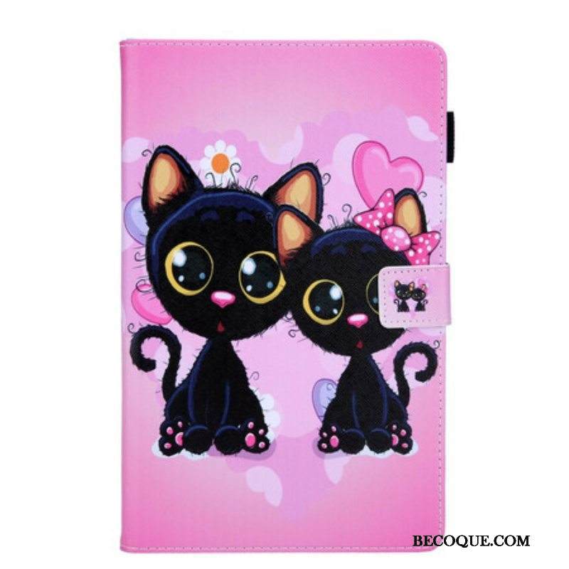 Nahkakotelo Samsung Galaxy Tab A7 Lite Pari Kissaa