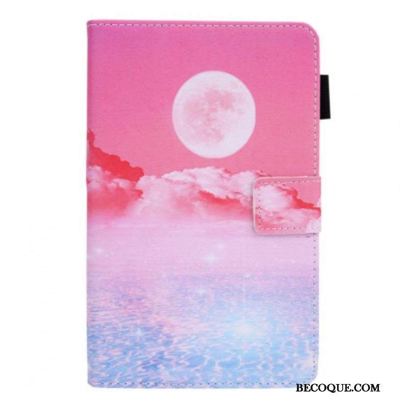 Nahkakotelo Samsung Galaxy Tab A8 (2021) Unelmien Maisema