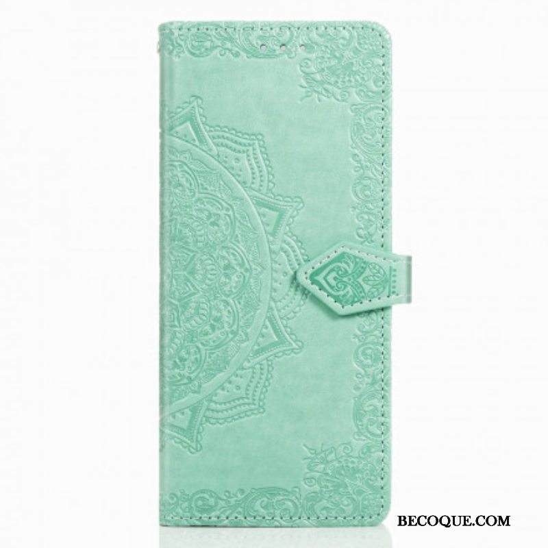 Nahkakotelo Samsung Galaxy Z Fold 3 5G Mandala Keskiaika