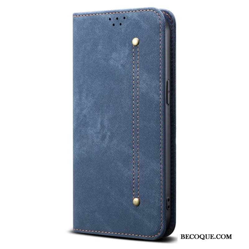 Nahkakotelo Xiaomi 15t Farkkukangas