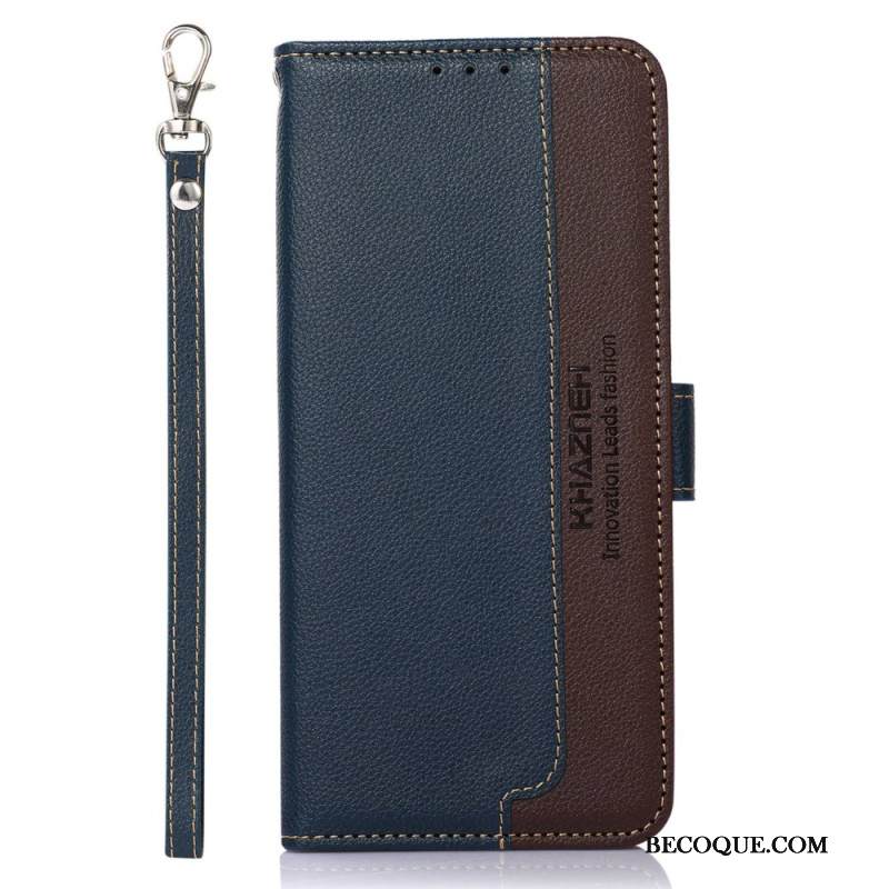 Nahkakotelo Xiaomi 17 Pro Max Khazneh Kaksivärinen