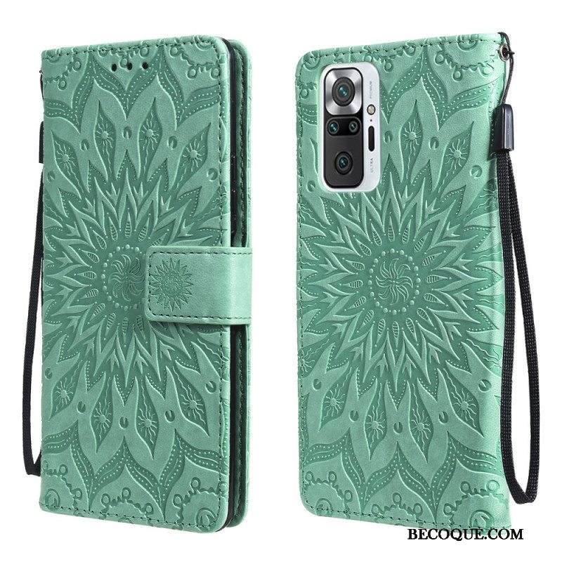 Nahkakotelo Xiaomi Redmi Note 10 Pro Auringon Kukka | mykuoret.com Nahkakotelo Xiaomi Redmi Note 10 Pro Auringon Kukka