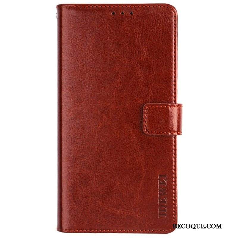 Nahkakotelo Xiaomi Redmi Note 11 Pro Plus 5G Nahkajäljitelmä Idewei