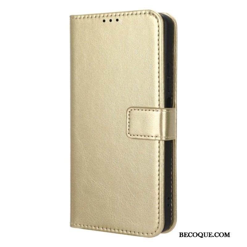 Nahkakotelo Xiaomi Redmi Note 12 4G Näyttävä Keinonahka