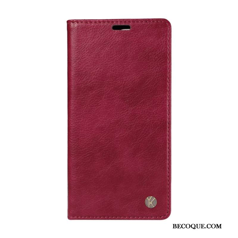 Nahkakotelo Xiaomi Redmi Note 13 Pro 4g Vintage Yikatu