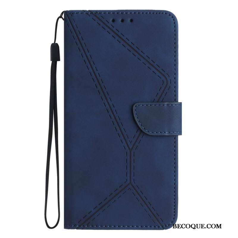 Nahkakotelo Xiaomi Redmi Note 14 5g Hihnan Linjat Ja Vetimet