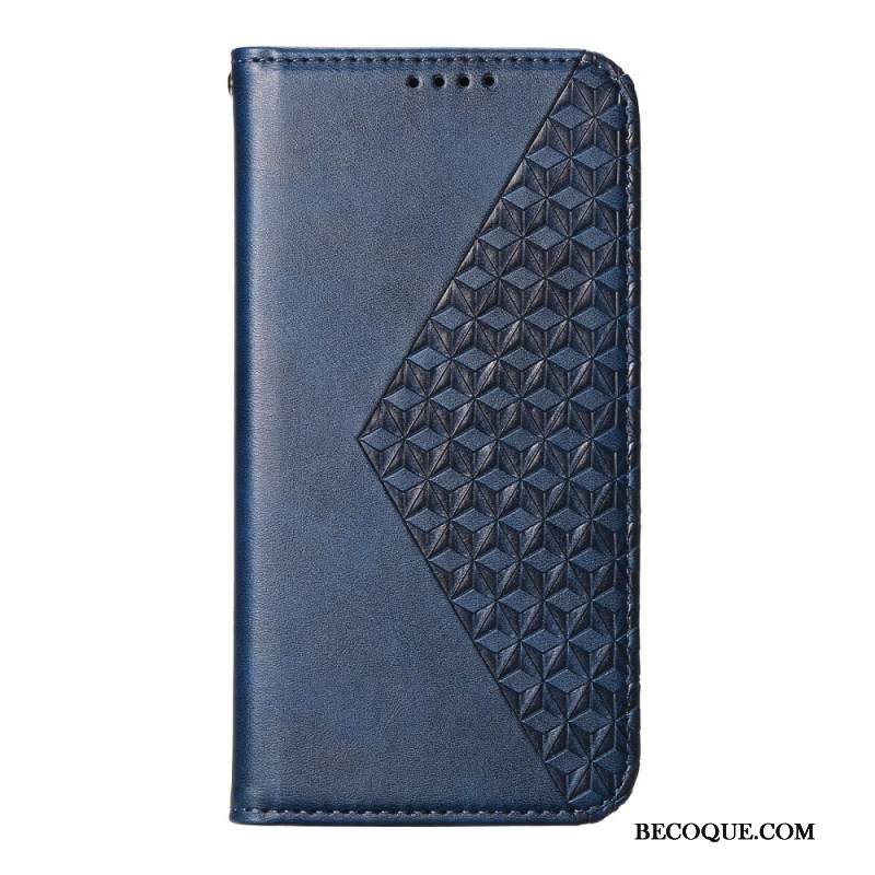 Nahkakotelo Xiaomi Redmi Note 14 5g Timanttikuvio