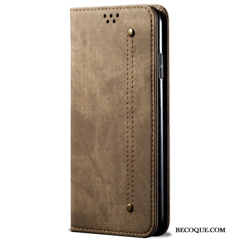 Nahkakotelo Xiaomi Redmi Note 14s Farkkukangas