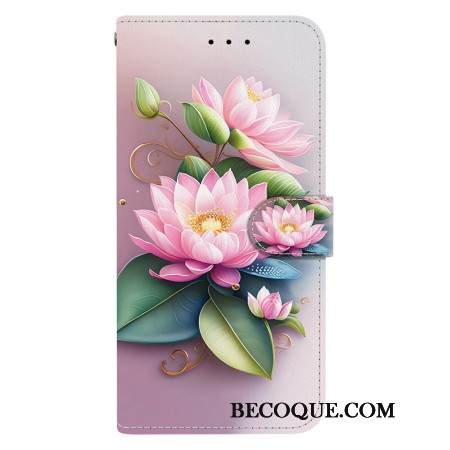 Nahkakotelo Xiaomi Redmi Note 15 Pro 5g Lootuskuvio