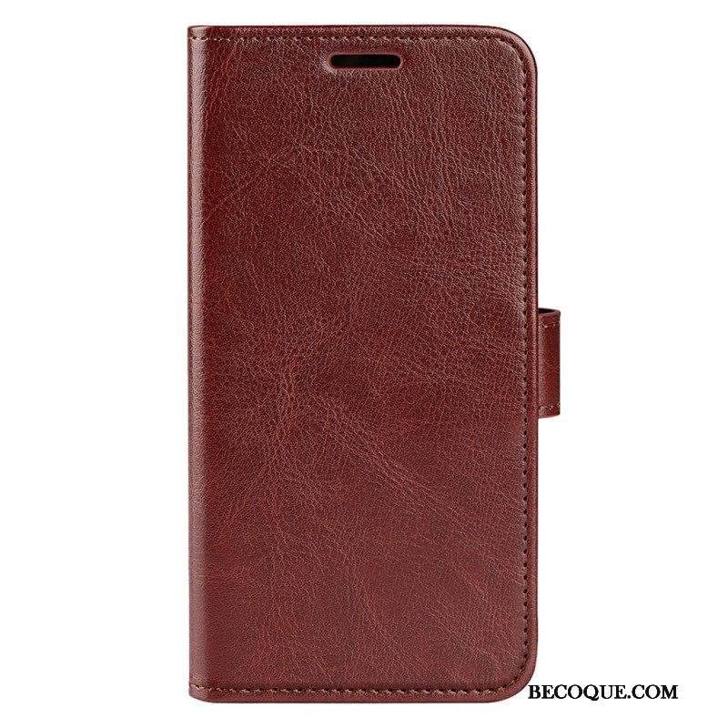 Nahkakotelo iPhone 15 Plus Vintage Keinonahkaa