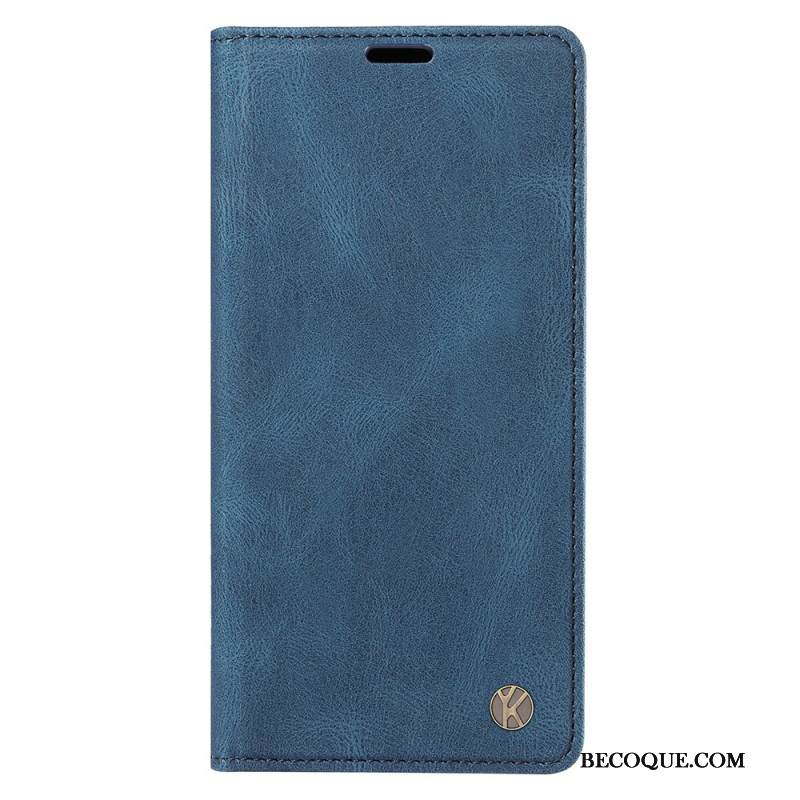 Nahkakotelo iPhone 16 Pro Puhelinkuoret Yikatu Mokkanahkaefekti Nahkakotelo iPhone 16 Pro Puhelinkuoret Yikatu Mokkanahkaefekti