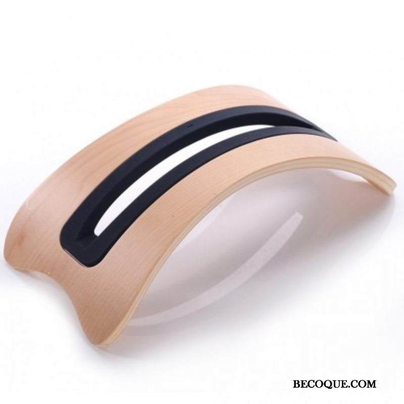 Natural Wood Bookarc-Teline Macbookille