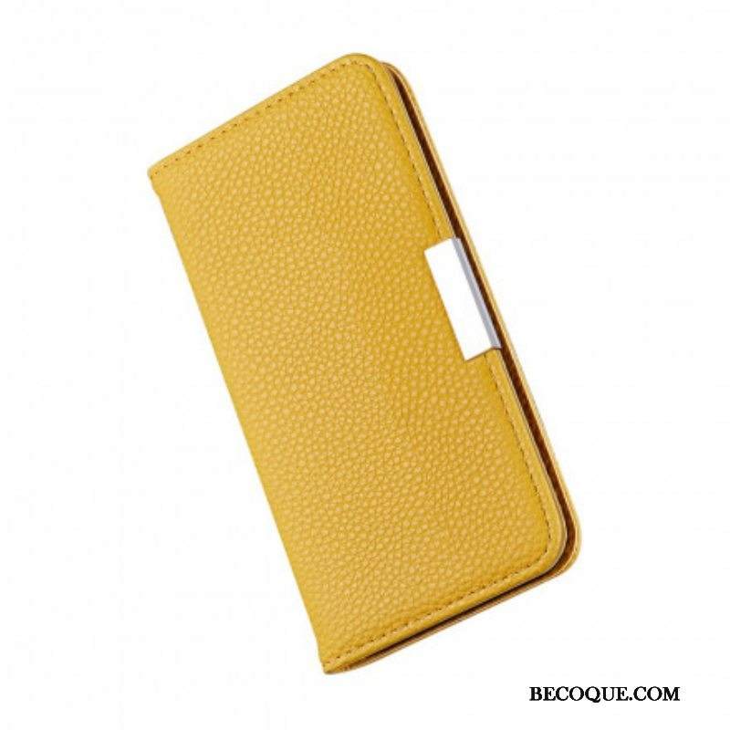 Puhelinkuoret Samsung Galaxy S21 Plus 5G Kotelot Flip Keinonahka Litchi Ultra Chic