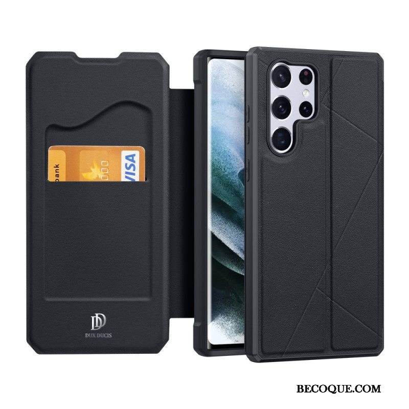 Puhelinkuoret Samsung Galaxy S22 Ultra 5G Kotelot Flip Skin X Series Dux Ducis