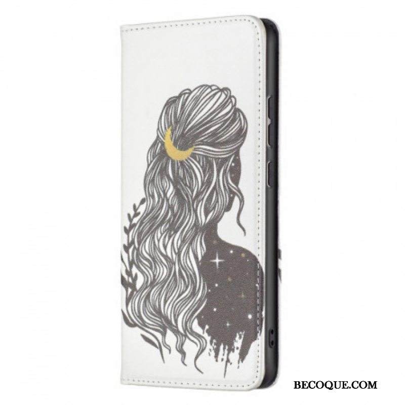 Puhelinkuoret Xiaomi 12 / 12X Kotelot Flip Kauniit Hiukset