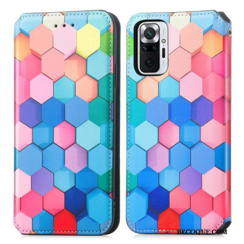 Puhelinkuoret Xiaomi Redmi Note 10 Pro Kotelot Flip Caseno Rfid -suunnittelu