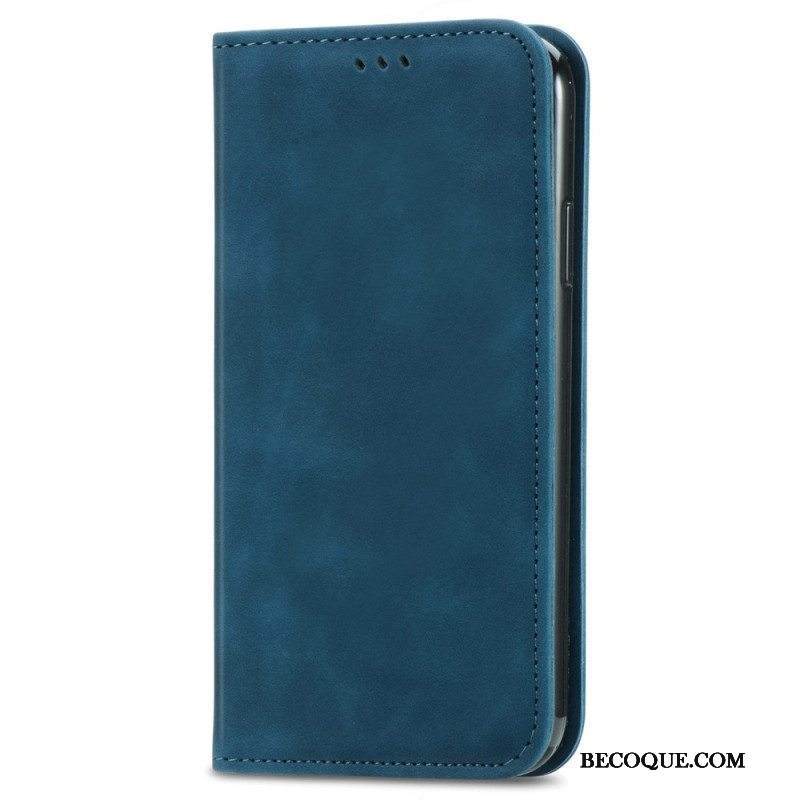 Puhelinkuoret Xiaomi Redmi Note 11 / 11S Kotelot Flip Vintage Nahkaefekti