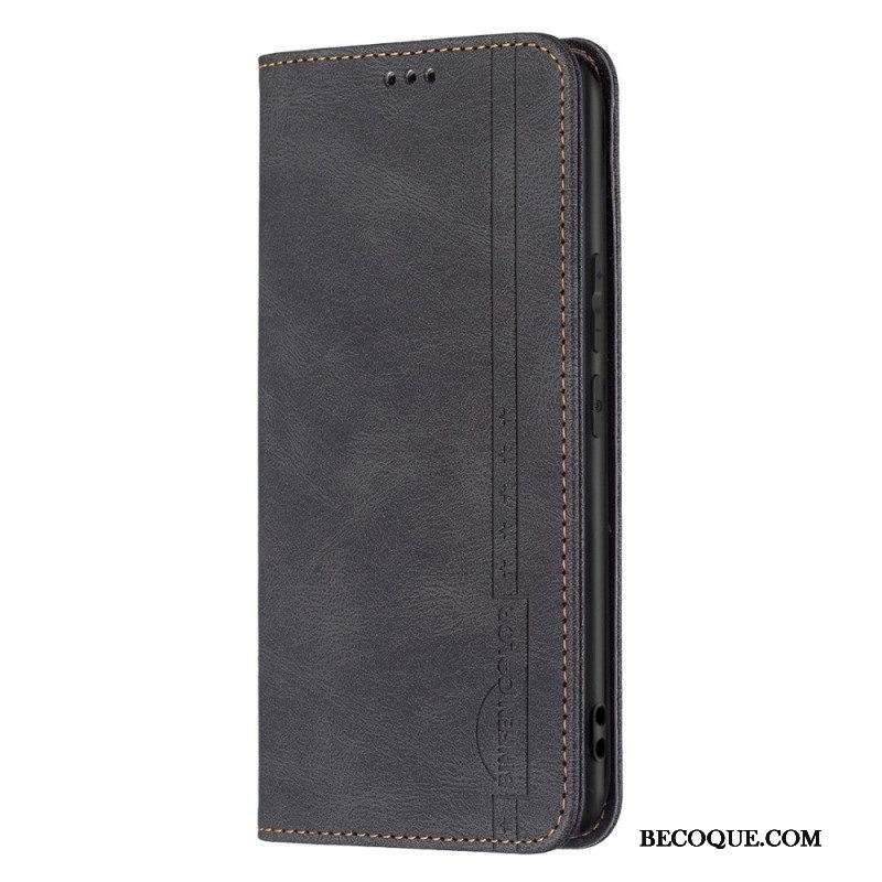 Puhelinkuoret Xiaomi Redmi Note 11 Pro Plus 5G Kotelot Flip Binfen Color Rfid -ompelu