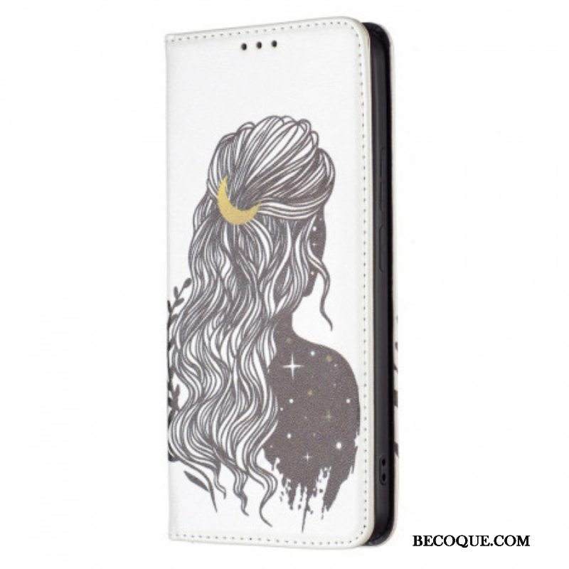 Puhelinkuoret Xiaomi Redmi Note 11 Pro Plus 5G Kotelot Flip Kauniit Hiukset