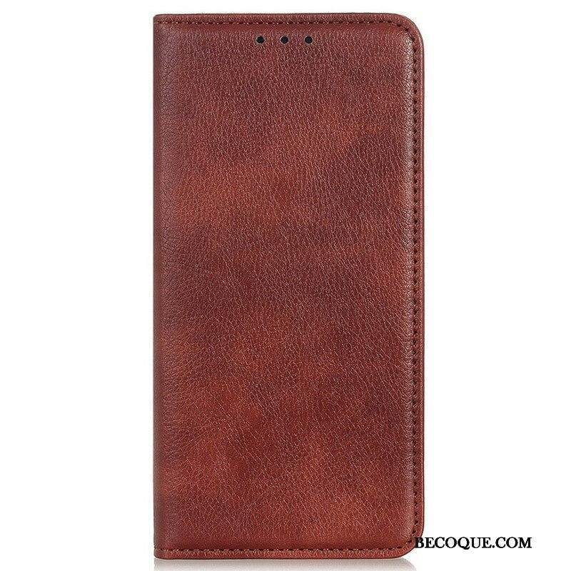 Puhelinkuoret iPhone 13 Pro Kotelot Flip Litsi Haljasnahkaa