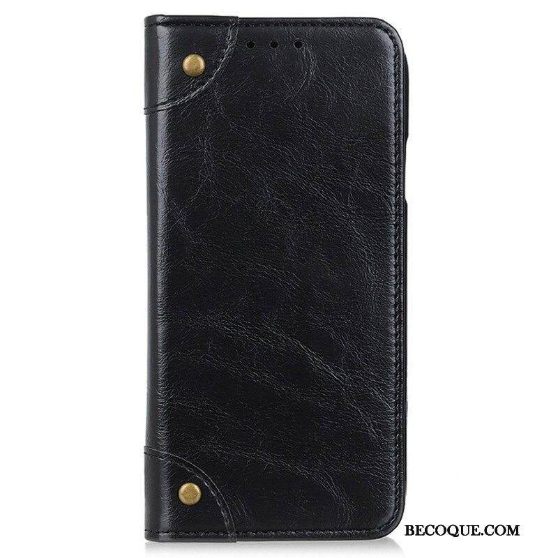 Puhelinkuoret iPhone 13 Pro Kotelot Flip Vintage Niitit