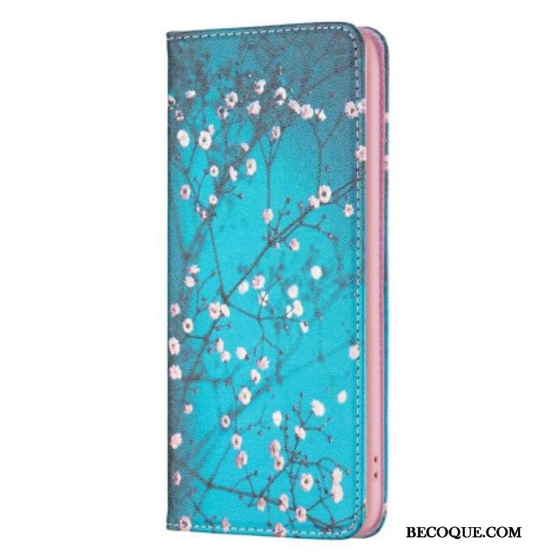 Puhelinkuoret iPhone 14 Pro Max Kotelot Flip Kukat