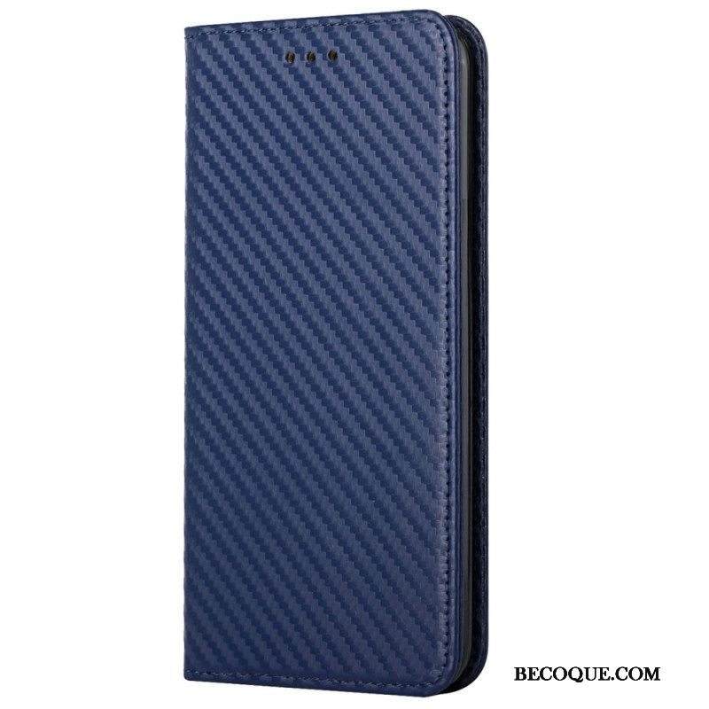 Puhelinkuoret iPhone 14 Pro Suojaketju Kuori Kotelot Flip Strappy Carbon Fiber Style