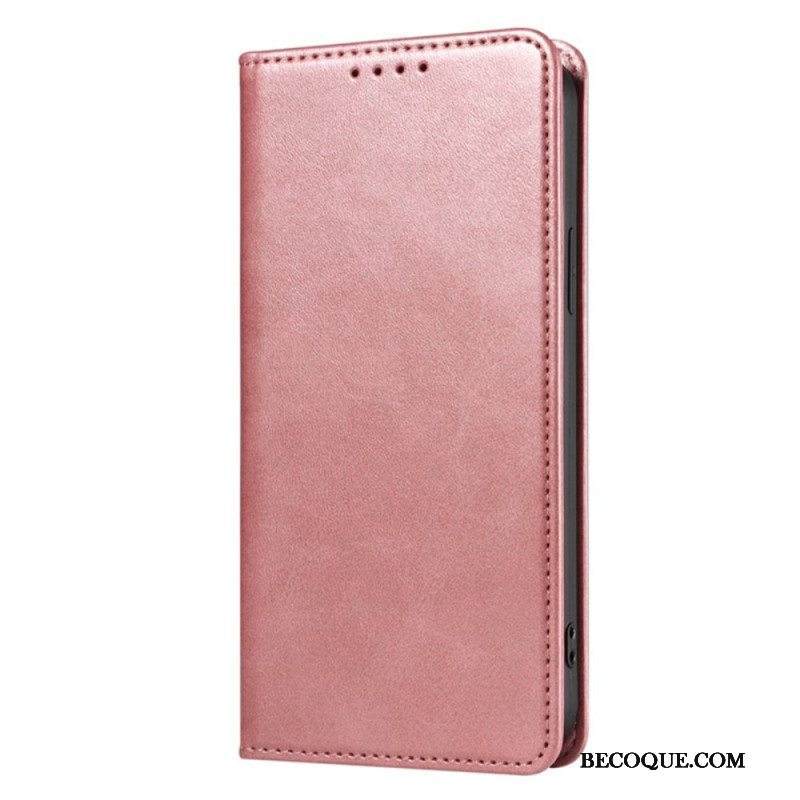 Puhelinkuoret iPhone 15 Plus Kotelot Flip Klassinen Nahkaefekti